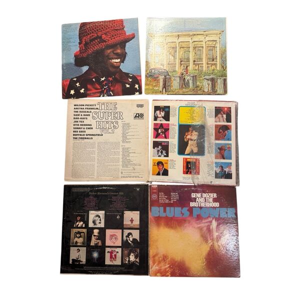 Bundle Lot of Six (6) Assorted Vinyl Records: Elvis, Barbara Streisand, Gene - Picture 3 of 10